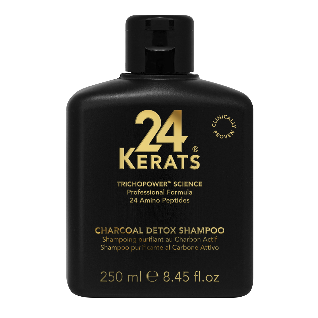 24 Kerats Charcoal Detox Shampoo