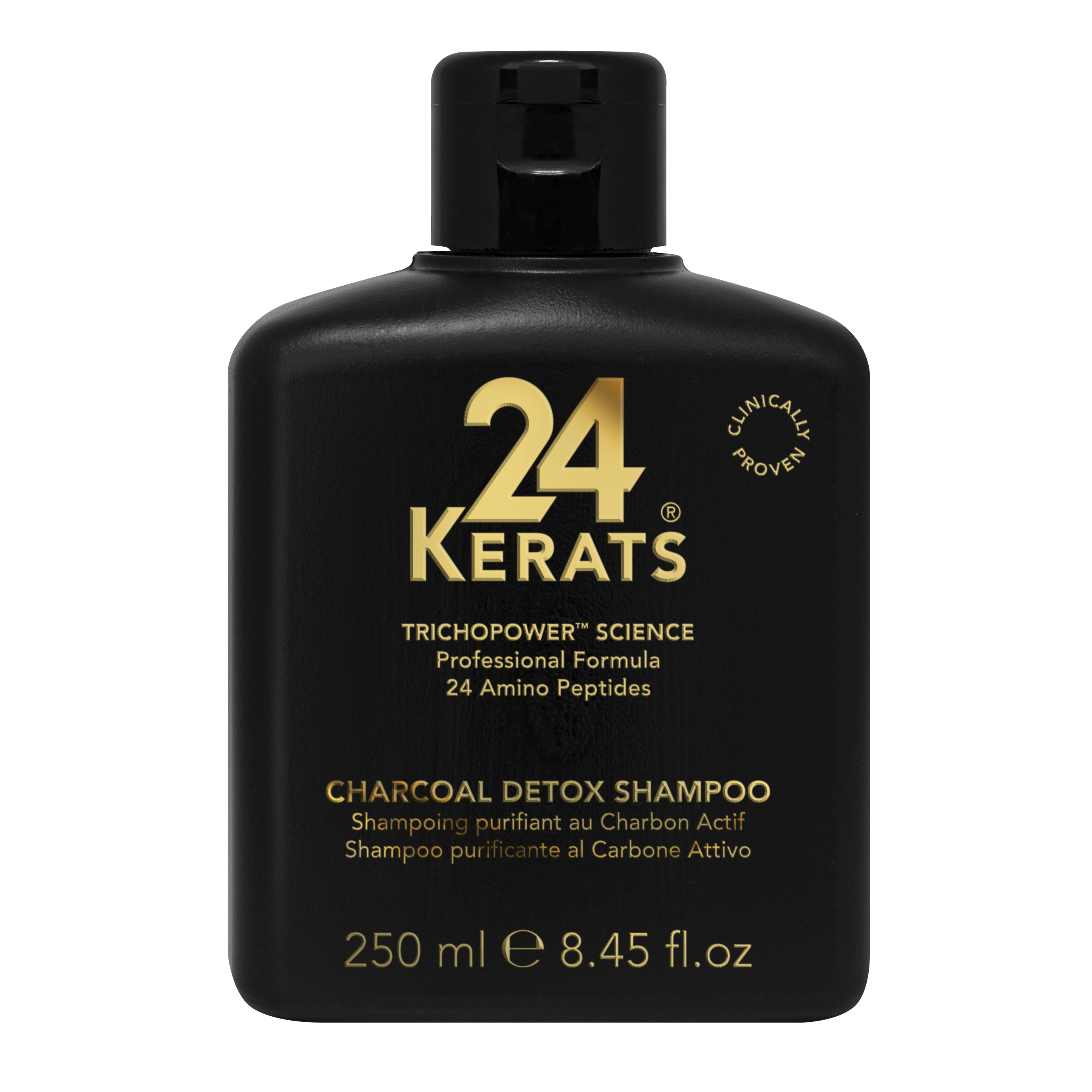 24 Kerats Charcoal Detox Shampoo