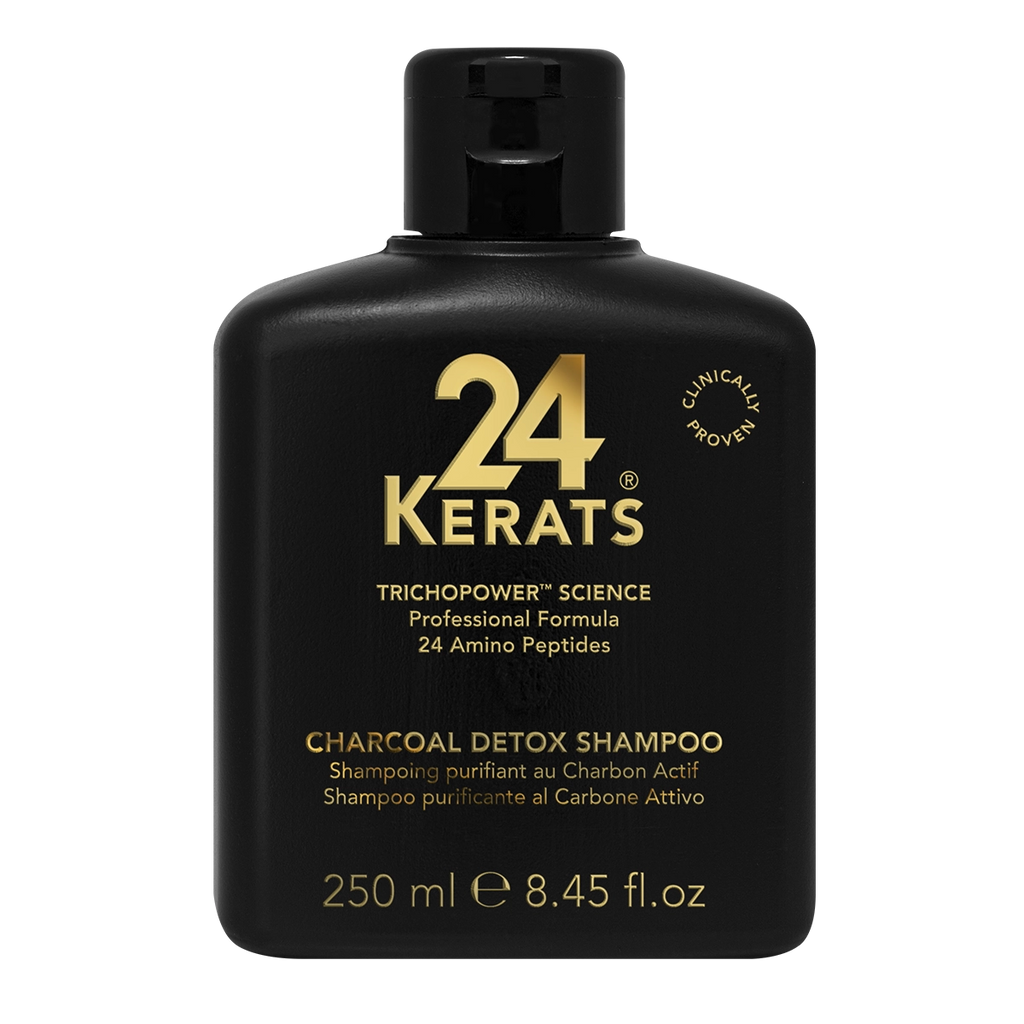 24 Kerats Charcoal Detox Shampoo 250 ml / 1000 ml
